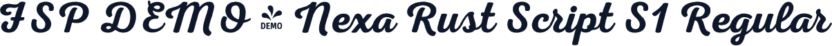 FSP DEMO - Nexa Rust Script S1 Regular