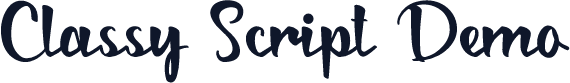Classy Script Demo