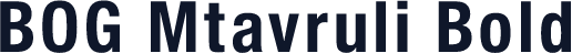 BOG Mtavruli Bold