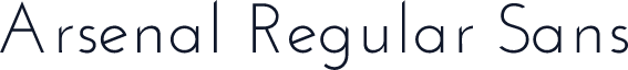 Arsenal Regular Sans