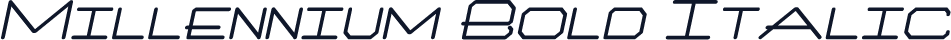 Millennium Bold Italic