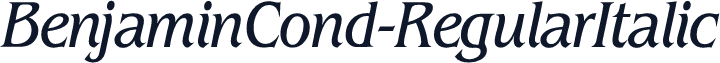 BenjaminCond-RegularItalic