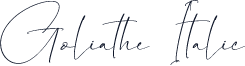 Goliathe Italic