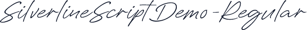 SilverlineScriptDemo-Regular