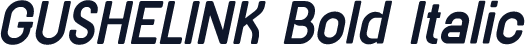 GUSHELINK Bold Italic