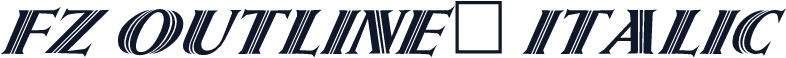 FZ OUTLINE 5 ITALIC
