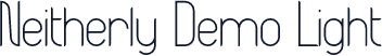 Neitherly Demo Light