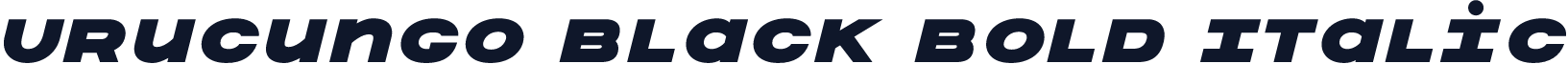 Urucungo Black Bold Italic