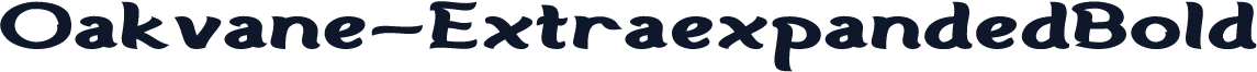 Oakvane-ExtraexpandedBold