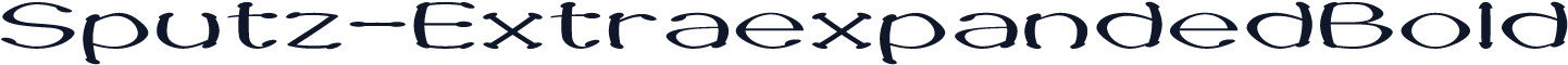 Sputz-ExtraexpandedBold