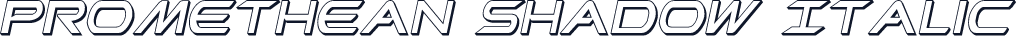 Promethean Shadow Italic