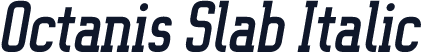 Octanis Slab Italic