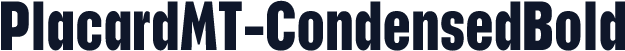 PlacardMT-CondensedBold