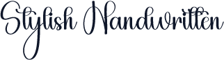 Stylish Handwritten