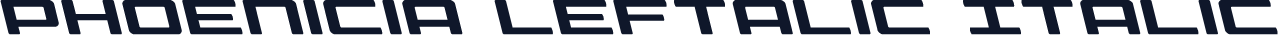 Phoenicia Leftalic Italic
