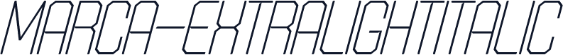 Marca-ExtraLightItalic