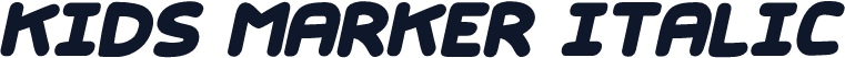 Kids Marker Italic
