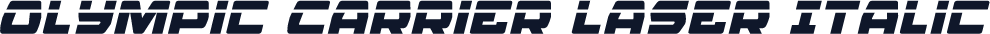 Olympic Carrier Laser Italic