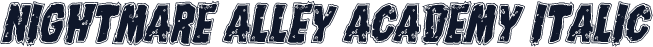Nightmare Alley Academy Italic