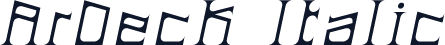 ArDeck Italic