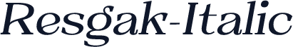 Resgak-Italic