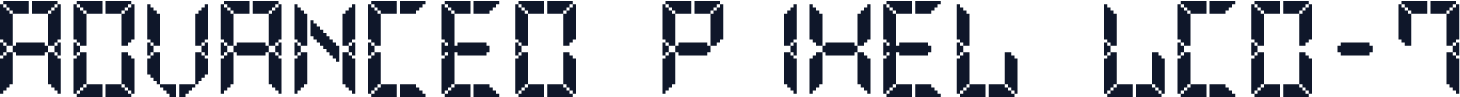 Advanced Pixel LCD-7