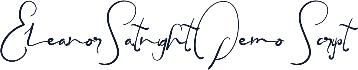 EleanorSatnightDemo Script