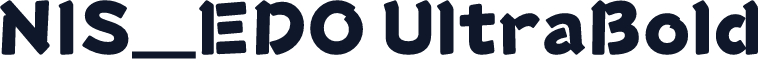 NIS_EDO UltraBold