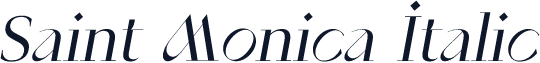 Saint Monica Italic