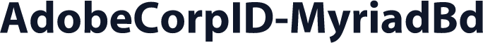 AdobeCorpID-MyriadBd
