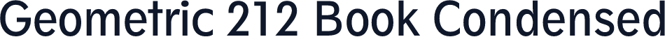 Geometric 212 Book Condensed