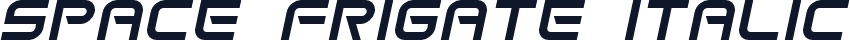 Space Frigate Italic