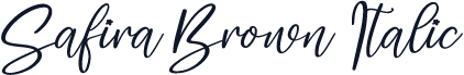 Safira Brown Italic