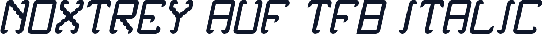 Noxtrey Auf tfb Italic
