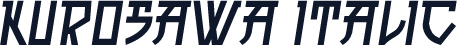 Kurosawa Italic