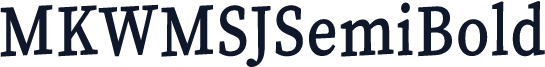 MKWMS J SemiBold