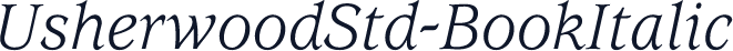 UsherwoodStd-BookItalic