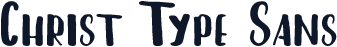 Christ Type Sans