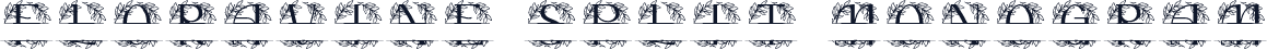 Floravine Split Monogram
