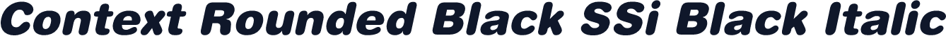Context Rounded Black SSi Black Italic