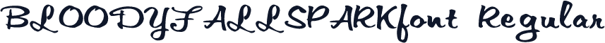 BLOODYFALLSPARKfont Regular