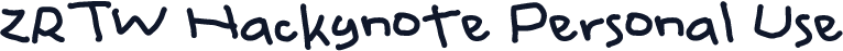 ZRTW Hackynote Personal Use