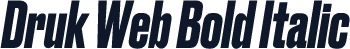 Druk Web Bold Italic