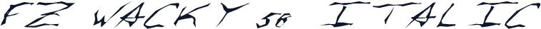 FZ WACKY 58 ITALIC