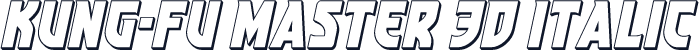 Kung-Fu Master 3D Italic
