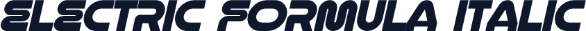 Electric Formula Italic