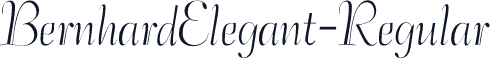 BernhardElegant-Regular