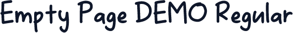 Empty Page DEMO Regular