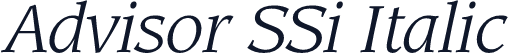 Advisor SSi Italic