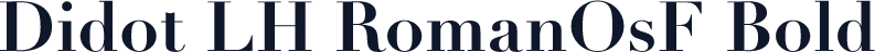 Didot LH RomanOsF Bold